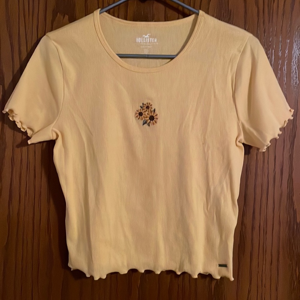 Hollister sunflower shirt